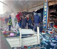 السيطرة على حريق داخل مول تجاري بالعاشر من رمضان  