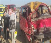 مصرع وإصابة 11 بحادث تصادم على طريق القاهرة إسكندرية الزراعي في قليوب