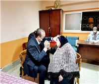 انطلاق أول قافلة طبية لنزلاء الرعاية الاجتماعية والمسنين في منوف 