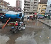«مياه البحيرة»: انتشار مكثف لسيارات ومعدات الشفط لمواجهة الأمطار| صور 