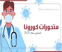 إنفوجراف | متحورات كورونا خلال عام 2021