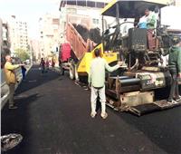 انتهاء أعمال رصف المرحلة الثانية من تطوير شارع التحرير بسوهاج | صور
