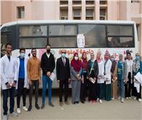 تنظيم حملة للتبرع بالدم لطلاب صيدلة جامعة المنوفية