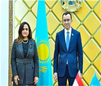 رئيس مجلس الشيوخ الكازاخي يلتقي السفيرة المصرية لدى كازاخستان