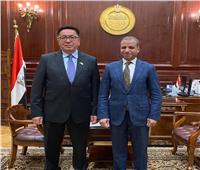 الأمين العام لمجلس الشيوخ يلتقي سفير كازاخستان بمصر لدعم التعاون بين البلدين 