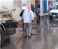 الدقهلية تواصل أعمال شفط تجمعات مياه الأمطار بالشوارع والميادين 
