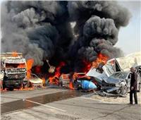 «3 وفيات و6 مصابين».. ارتفاع عدد ضحايا حادث الدائري الأوسطي