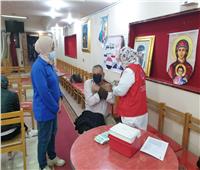 وكيل «صحة الشرقية» يتفقد فرق تطعيم المواطنين بكنيسة ماريوحنا بالزقازيق