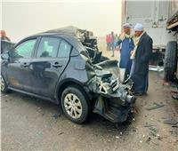 إصابة شخص واتلاف 6 سيارات في حادث تصادم على طريق «دمياط- بورسعيد» 