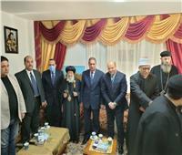 شوشة والقيادات التنفيذية والإسلامية يهنئون المسيحيين في سيناء بعيد الميلاد 
