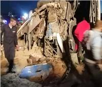 «الشبورة» تحصد أرواح 17 شخصًا وإصابة 17 آخرين في تصادم بطور سيناء| صور