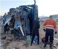 انتداب لجنة من النيابة لاستجواب المصابين في حادث الطريق الدولي بجنوب سيناء