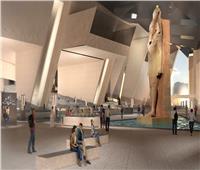 المتحف الكبير| بارتفاع 12 متر « تمثال رمسيس الثاني » يزين البهو الرئيسي