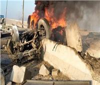 مصرع اثنين وإصابة آخر في انفجار «تانك بنزين» بحادث الدائري الأوسطي | صور