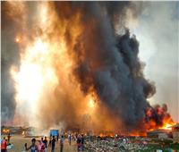 اندلاع حريق في مخيم للاجئي «الروهينجا» في بنجلاديش