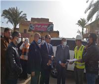 محافظ المنيا يتفقد مشروعات «حياة كريمة» بقرية جريس بمركز أبوقرقاص