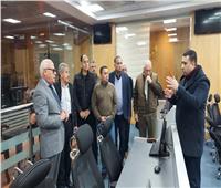 محافظ بورسعيد يتفقد العمل بالشبكة الوطنية الموحدة للطوارىء والسلامة العامة