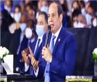 الرئيس السيسي للمصريين: «أديك إعانة ولا منحة ولا عمل.. احنا اخترنا العمل»