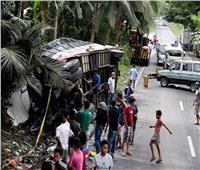 الفلبين.. مصرع 11 شخصا في انقلاب حافلة محملة بالركاب