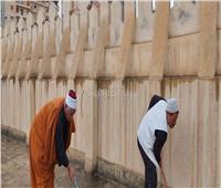 وكيل أوقاف الإسكندرية يشارك في تنظيف أسطح المساجد  