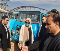 نائب محافظ القليوبية تتفقد منظومة النقل الجماعي بموقف مدن شبرا الخيمة وبنها 
