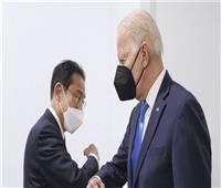 محادثات افتراضية بين بايدن ورئيس الوزراء الياباني اليوم 