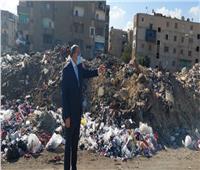 وزير التنمية المحلية يتابع أعمال رفع تراكمات القمامة ومخلفات الهدم بالخانكة