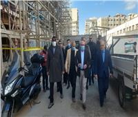 محافظ بورسعيد يتفقد أعمال إنشاء مبنى الجناح البحري بمستشفى السلام الدولي