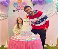 أحمد زاهر يحتفل بعيد ميلاد ابنته | صور