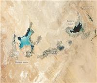 ميدان الثقافة.. بحيرات توشكى تبهر السوشيالجية بصور من الفضاء!