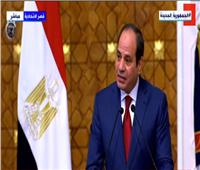 الرئيس السيسي: علاقات أخوة ووحدة مصير تربط مصر والجزائر