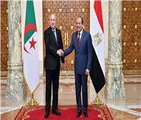 الرئيس السيسي ونظيره الجزائري يتفقان على دفع أطر التعاون الثنائي بين البلدين 