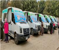 «صحة المنيا» تقدم الخدمات الطبية لـ1633 مواطنا بقرية دير البرشا في ملوي