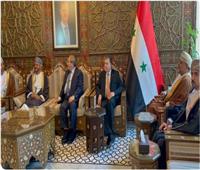 وصول وزير خارجية سلطنة عمان إلى العاصمة السورية دمشق