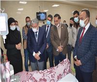 محافظ المنيا يتفقد قسم الغسيل الكلوي بمستشفى سمالوط التخصصي