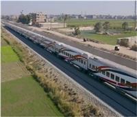 شاهد.. تصوير جوي للقطار الروسي أثناء التشغيل اليومي على خطوط السكك الحديدية|