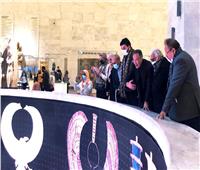 الرئيس اليمني الأسبق يعرب عن سعادته بزيارة متحف الحضارة
