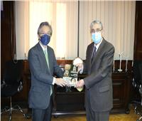وزير الكهرباء يستقبل سفير اليابان الجديد لبحث سبل التعاون بين البلدين