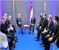 الرئيس السيسي يلتقي رئيس وزراء النرويج على هامش قمة «محيط واحد»