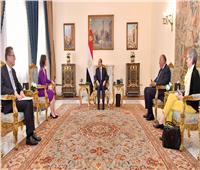 الرئيس عبدالفتاح السيسي يستقبل وزيرة خارجية ألمانيا