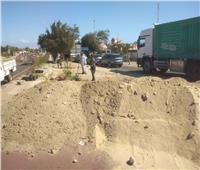 رفع ١٠ أطنان من الأتربة والمخلفات الصلبة بمدينة سفاجا