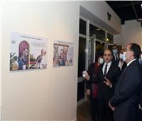رئيس الوزراء يشهد افتتاح معرض الفنان التشكيلي عمرو فهمي | صور