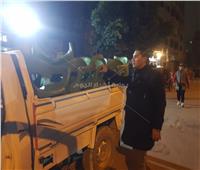رفع 600 حالة إشغال في حملة مسائية على شوارع بولاق الدكرور| صور
