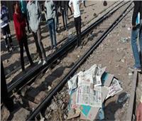 مصرع شخص مجهول الهوية أسفل عجلات القطار في بني سويف