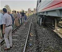 خروج قطار عن القضبان في بني سويف.. و«السكة الحديد»: لا إصابات
