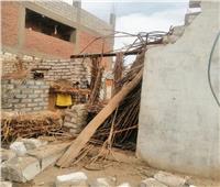 مصرع طفلتين وإصابة جدتهما في انهيار منزل بسوهاج