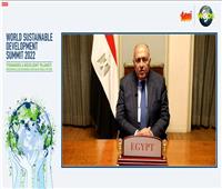 وزير الخارجية يشارك في القمة العالمية للتنمية المستدامة 2022