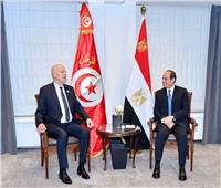 السيسي: الدعم المستمر لجهود الرئيس التونسي لتجاوز تحديات المرحلة الراهنة