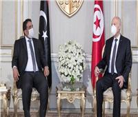 الرئيس التونسي يبحث مع رئيس المجلس الرئاسي الليبي علاقات التعاون
