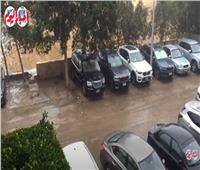 طقس سيء وأمطار غزيرة بشوارع القاهرة | فيديو 